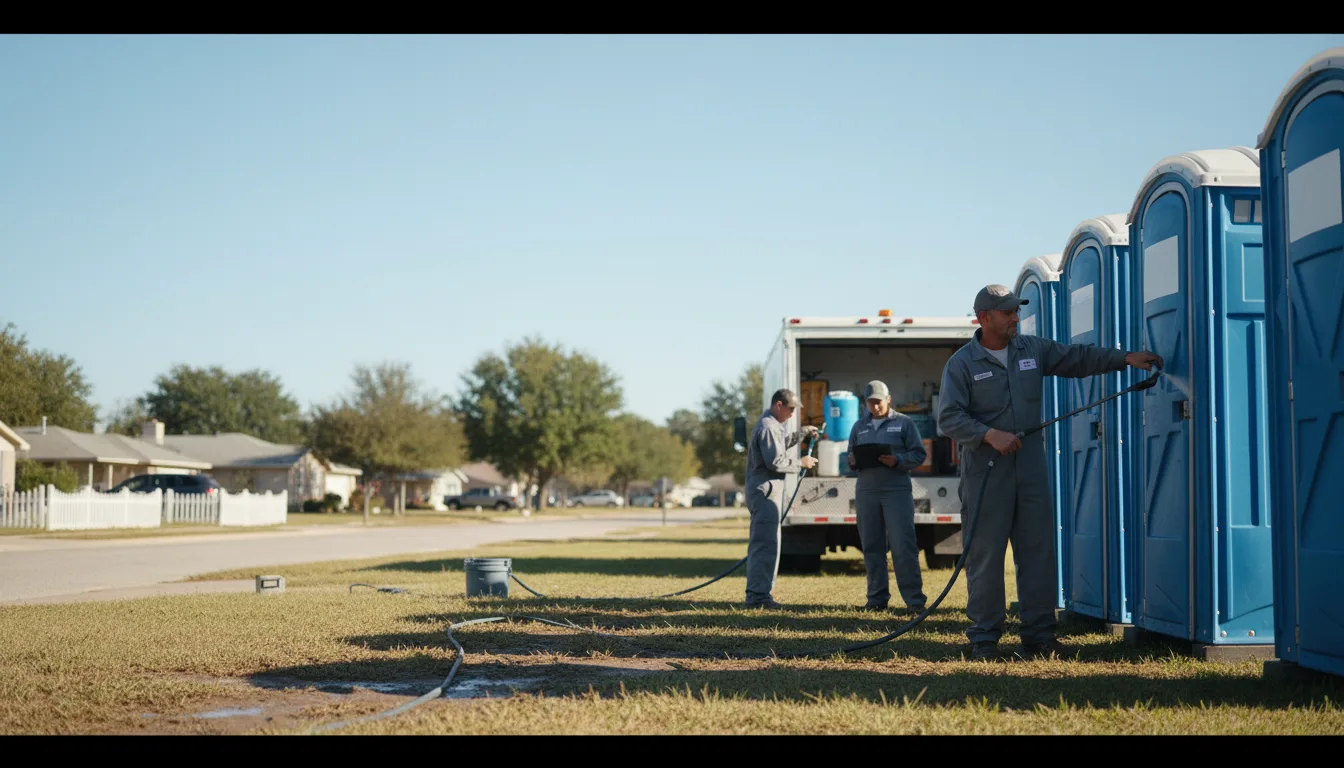 Long-Term Portable Toilet Rental in Drumright, OK near me